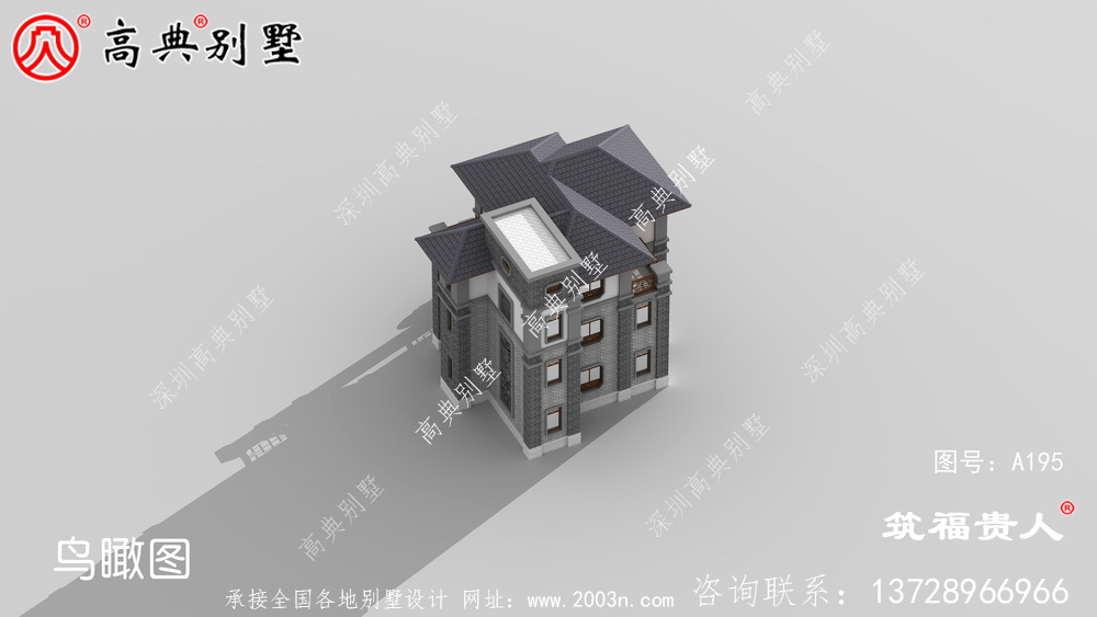 新中式别墅设计，布局合理，美观别致