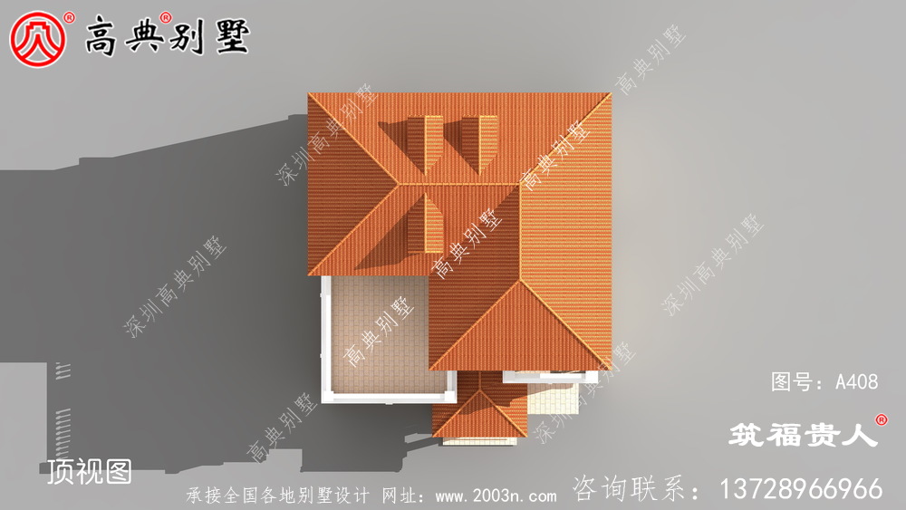 田园风三层复式小别墅设计图，简易温馨