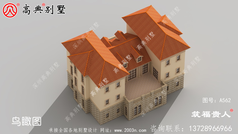 三层自建别墅精细设计图，农村自建住宅