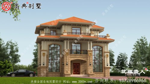 新型三层实用自建建筑设计图纸