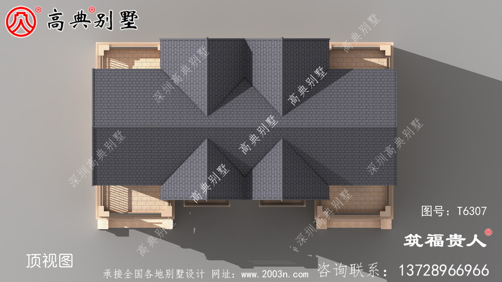 双拼农村别墅效果图简单低造价