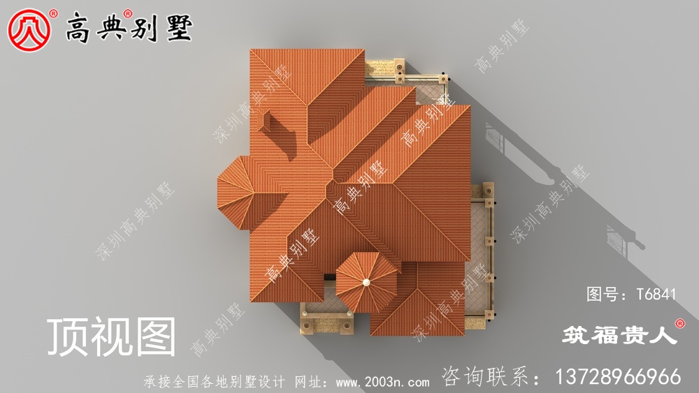 最新款豪华大气三层别墅图片