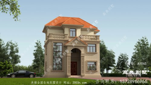 欧式风格三层复式别墅设计图