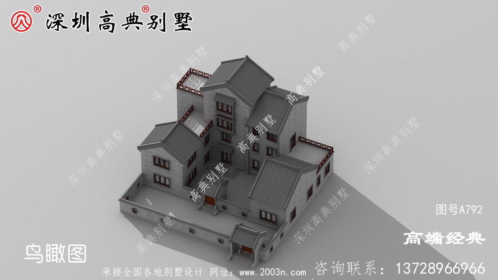 最受欢迎的自建中式别墅设计图，新中式原来这么美，怪不得那么多人建